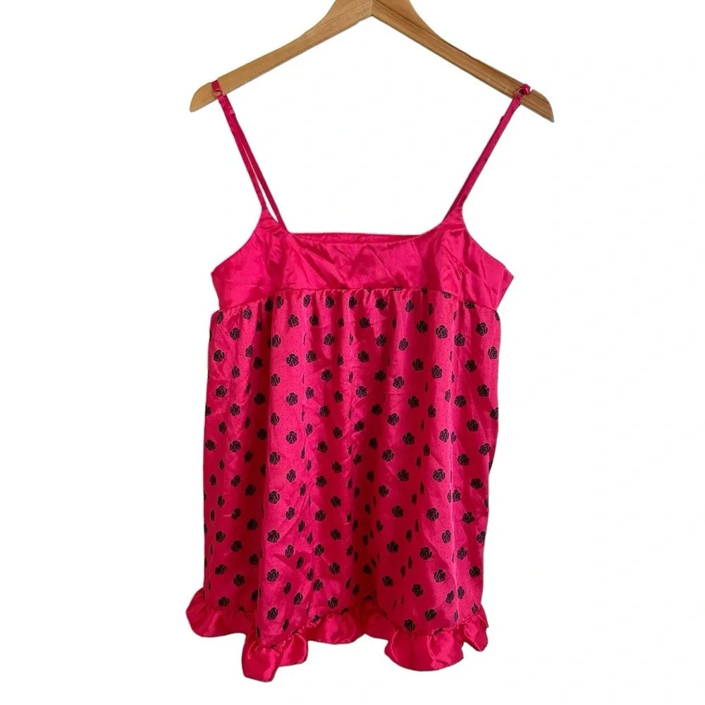 Victoria’s Secret Sexy Little Things Medium Pink Babydoll Lingerie Pajamas Rose